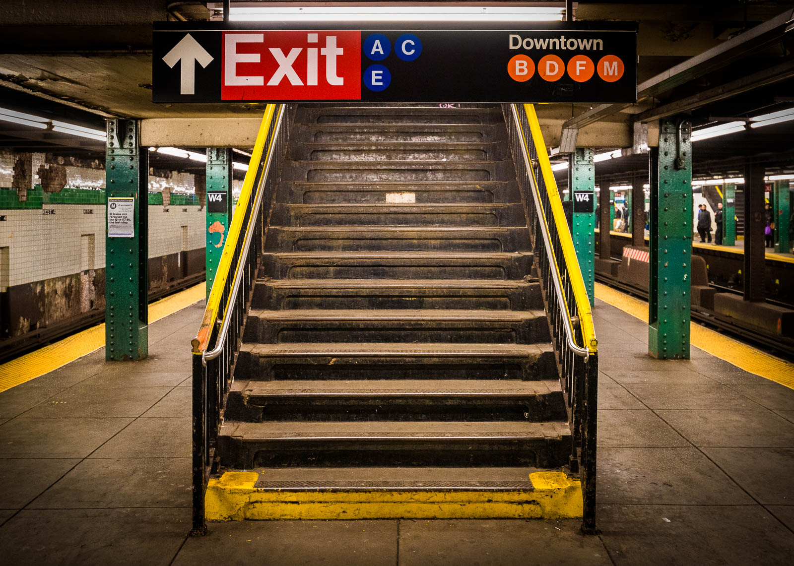 New York City Subway Stairs